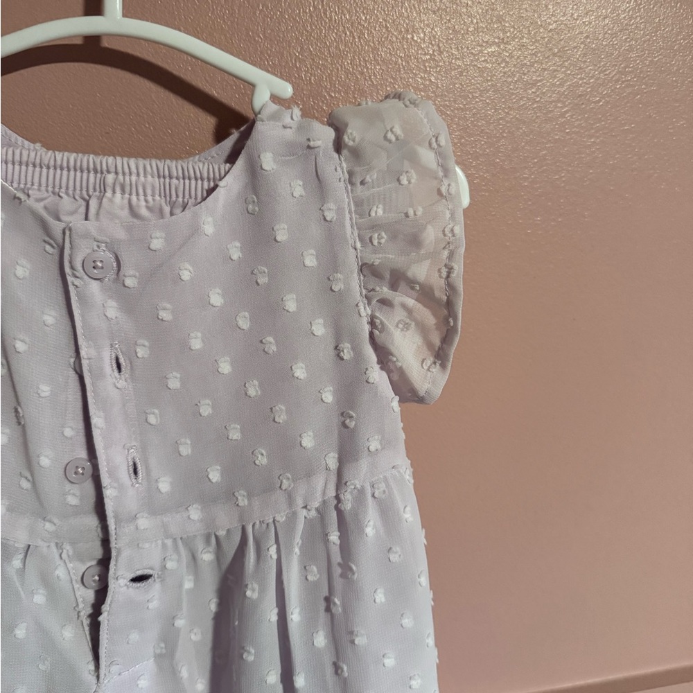 Carter's Light Purple Ruffle Dress - Picture 4 of 4